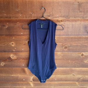 Navy Forever 21 bodysuit sz Xs